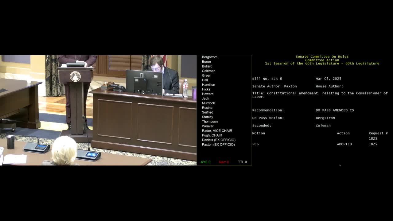 Oklahoma Senate passes joint resolution on judicial transparency and impeachment process