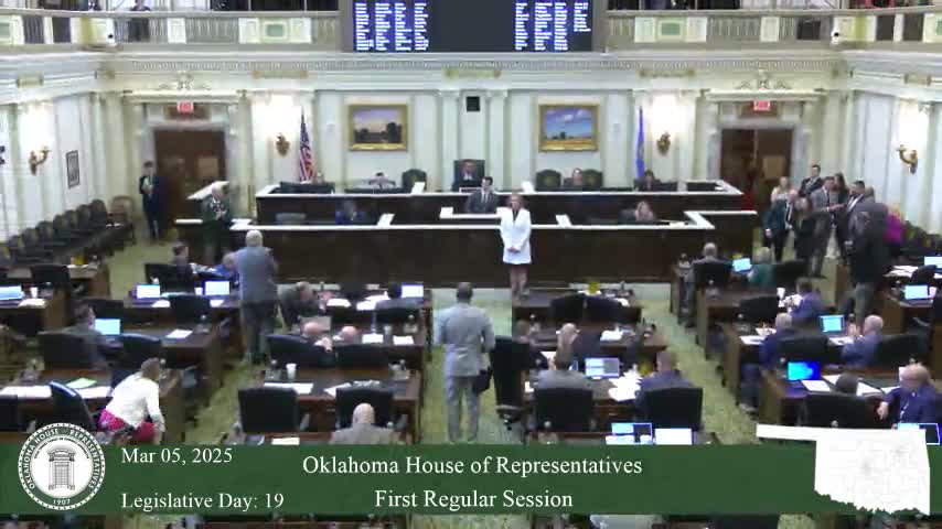 Votes at a glance: key bills the Oklahoma House passed March 5
