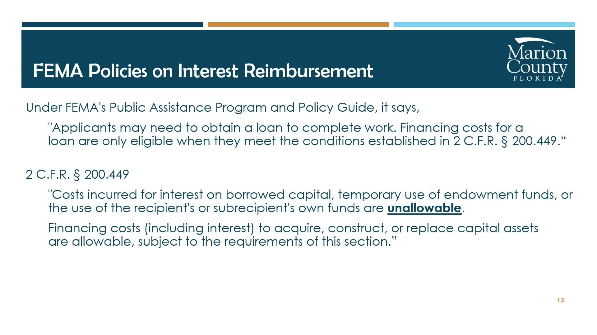 Counties explore funding strategies for disaster recovery amid interest rate concerns