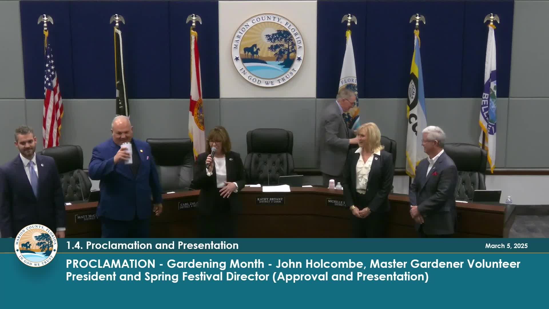 Marion County declares March 2025 Gardening Month at Master Gardener Spring Festival