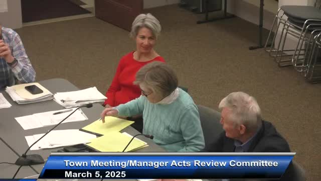 Danvers review committee hears governance advice from former moderator, advances modest charter edits