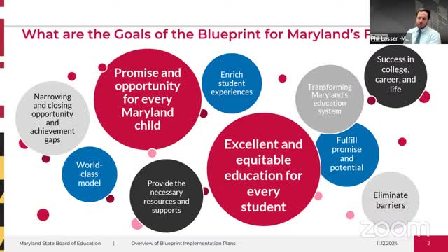 Maryland unveils education blueprint with five key pillars for student success