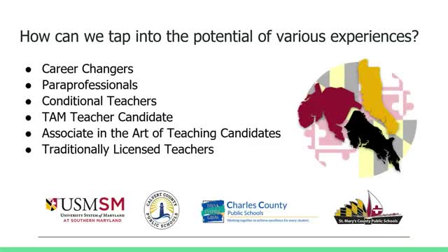 Southern Maryland summit develops pathways for aspiring teachers and supports career changers
