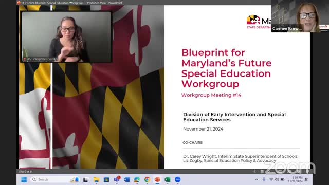 Maryland educators discuss plans for improving special education services and student transitions