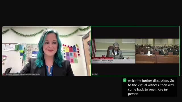 Bethany Schwang Chapman advocates for SLP support in Baltimore City Schools