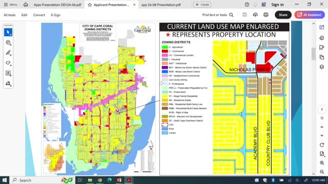 Cape Coral considers future land use amendment for sustainable residential development