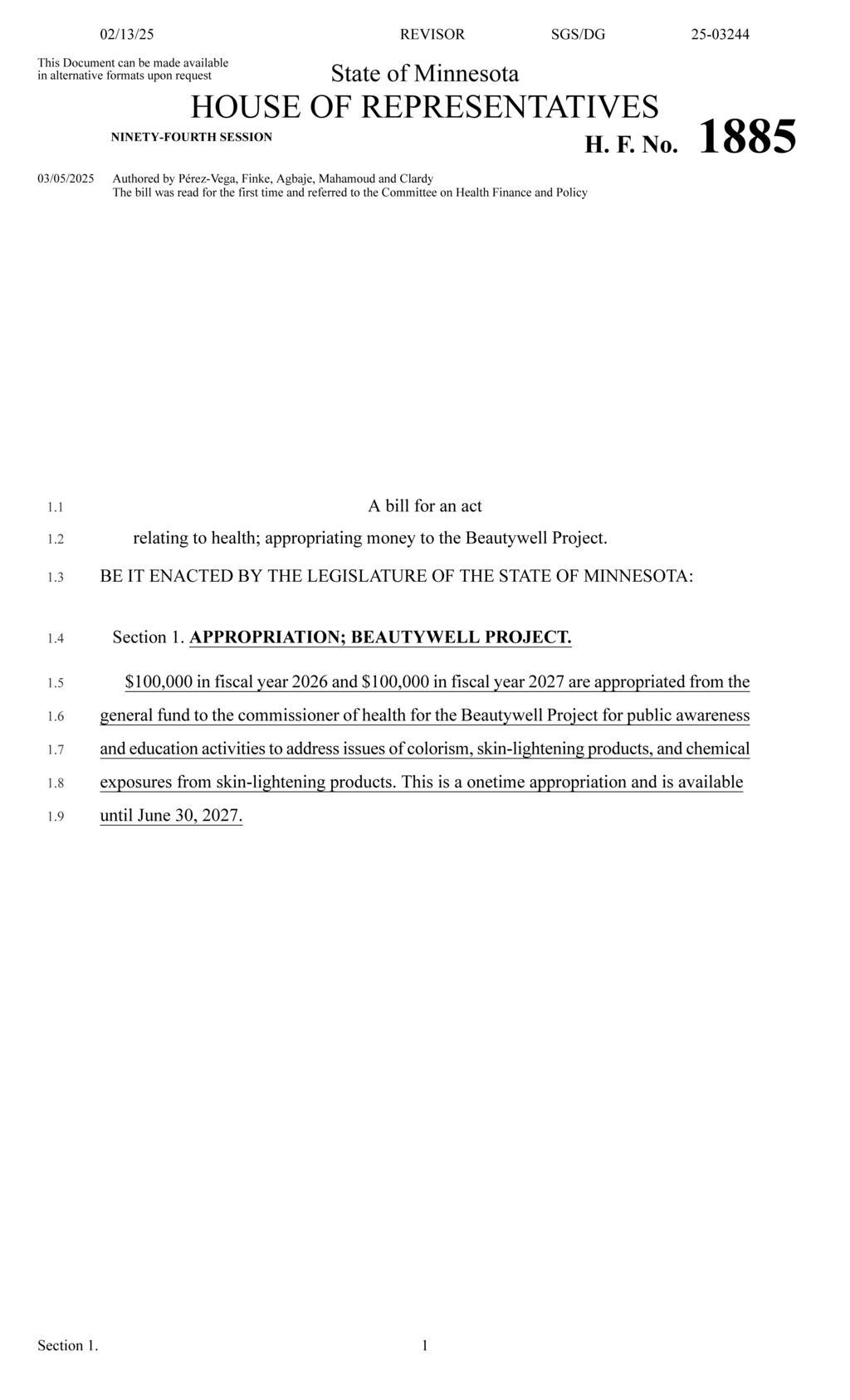 Minnesota legislature allocates $200K for Beautywell Project education on colorism