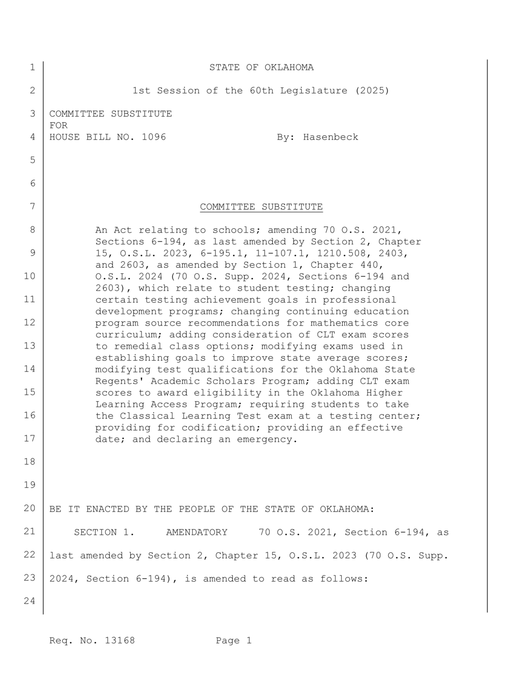 Oklahoma State Regents expand eligibility for Academic Scholars Program scholarships