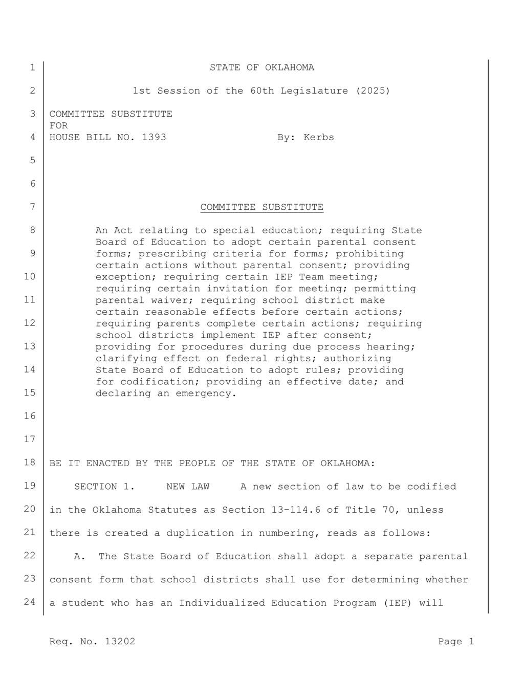Oklahoma school district outlines IEP acceptance process for parents