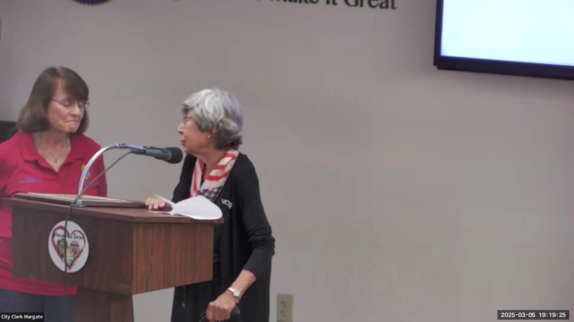 Mayor encourages youth civic engagement at Margate public meeting