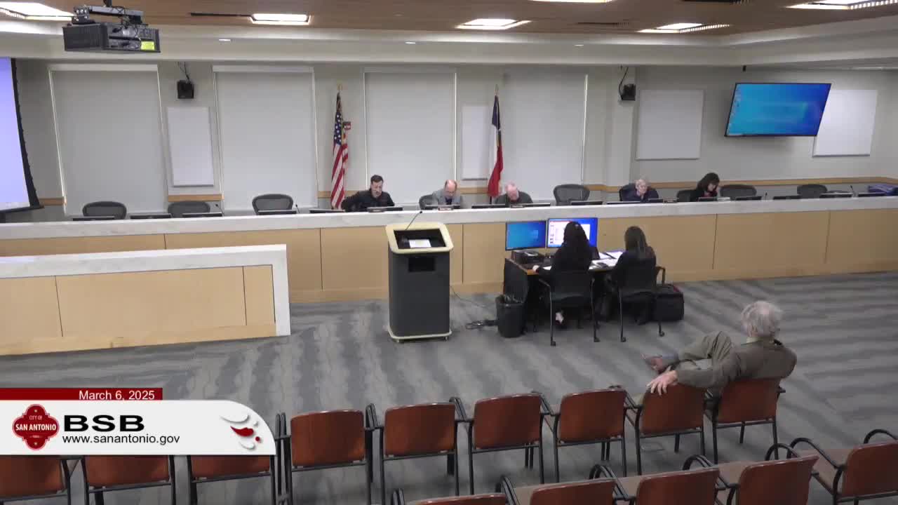 San Antonio board upholds notice of violation for fence at 2781 West Jet Road; owner appealed on grounds it is art and outside his property