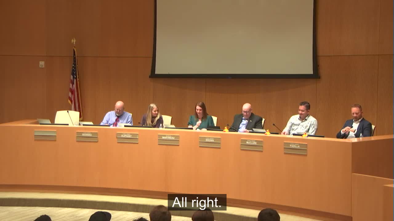 Utilities Director Skocific updates council on five-year water conservation plan progress
