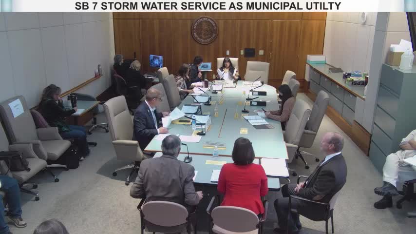 Committee hears testimony on bill letting New Mexico municipalities create stormwater utilities
