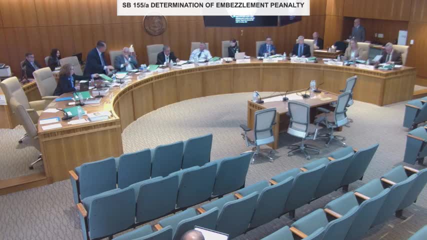 Committee approves two bills: embezzlement consolidation and telehealth clarification for social workers