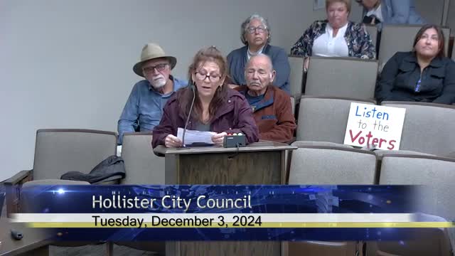 Hollister resident condemns council member Roland for bullying and dishonesty during election
