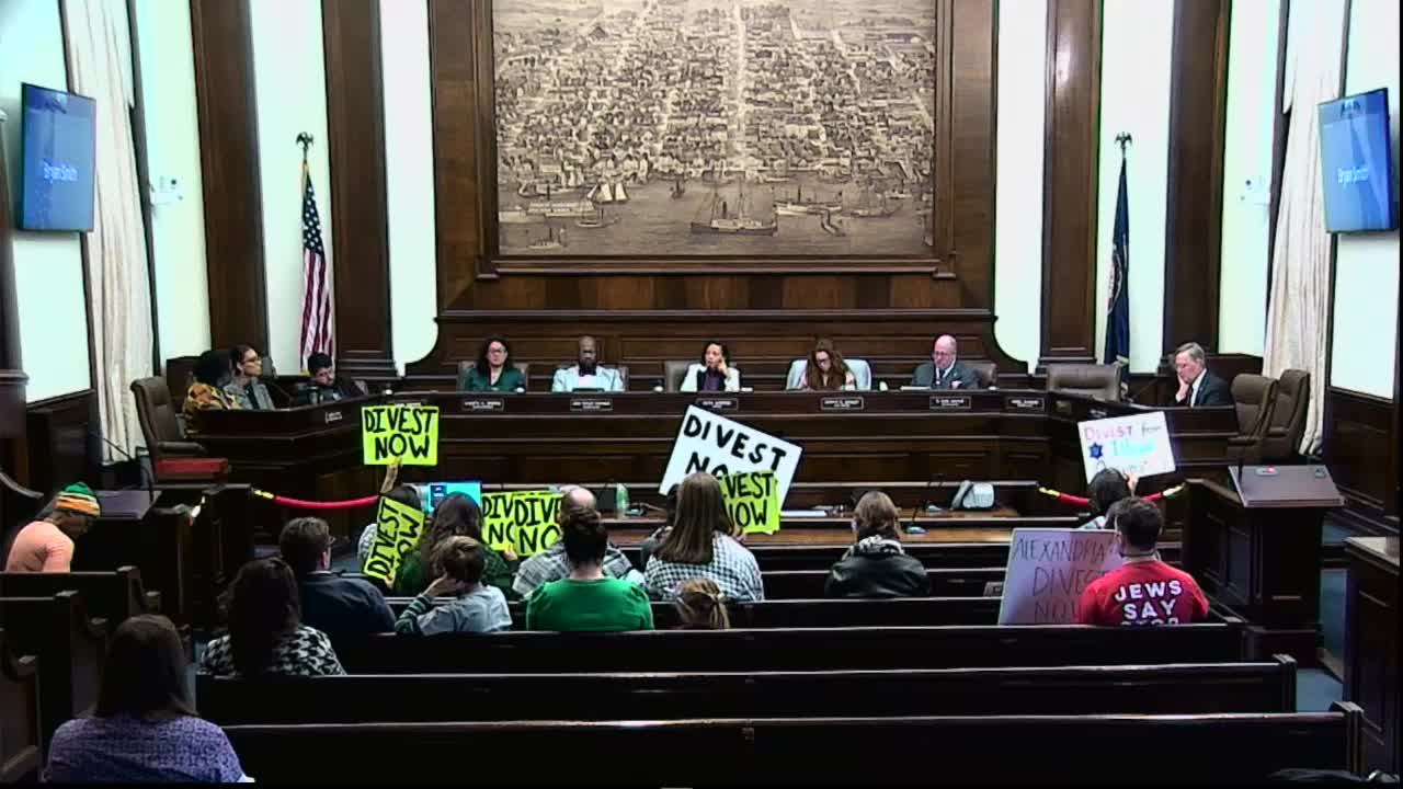 Alexandria resident urges city council to protect LGBT inclusion policy amid federal threats