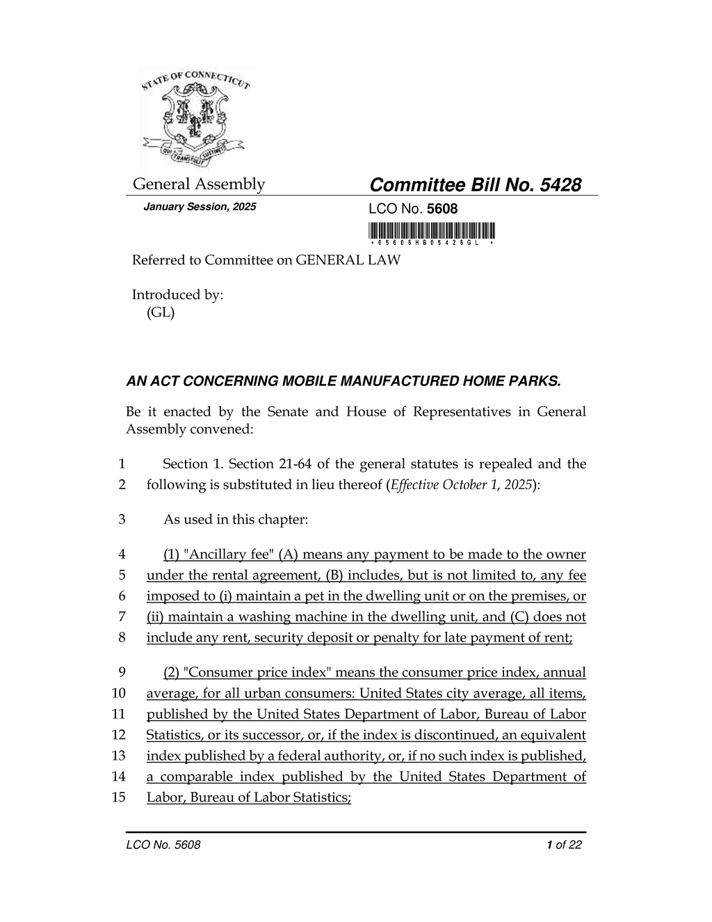 Committee advances mobile home rental agreement regulations