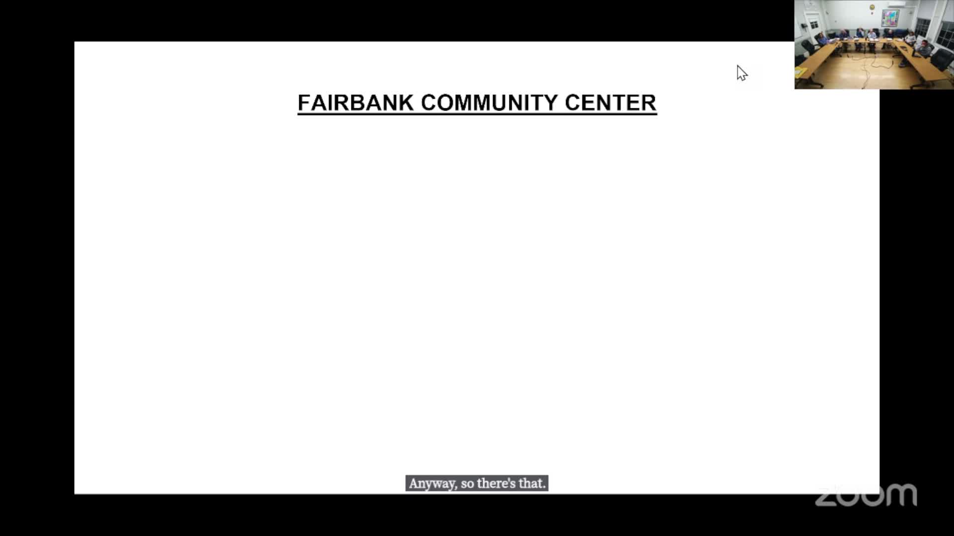 Community Center renovation moves forward with improved design options and budget updates