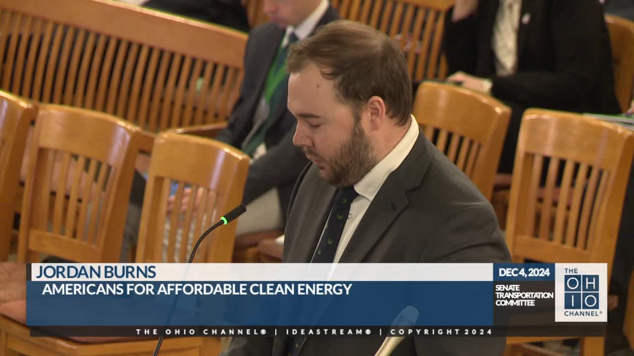 Senate Transportation Committee debates electric vehicle charging bill impacting utilities and retailers