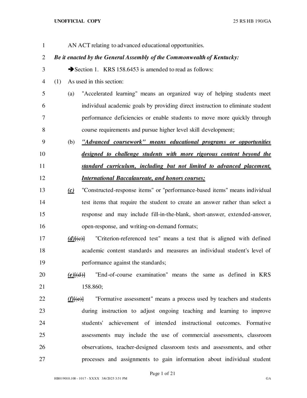 Kentucky Department of Education issues new curriculum guidelines for schools