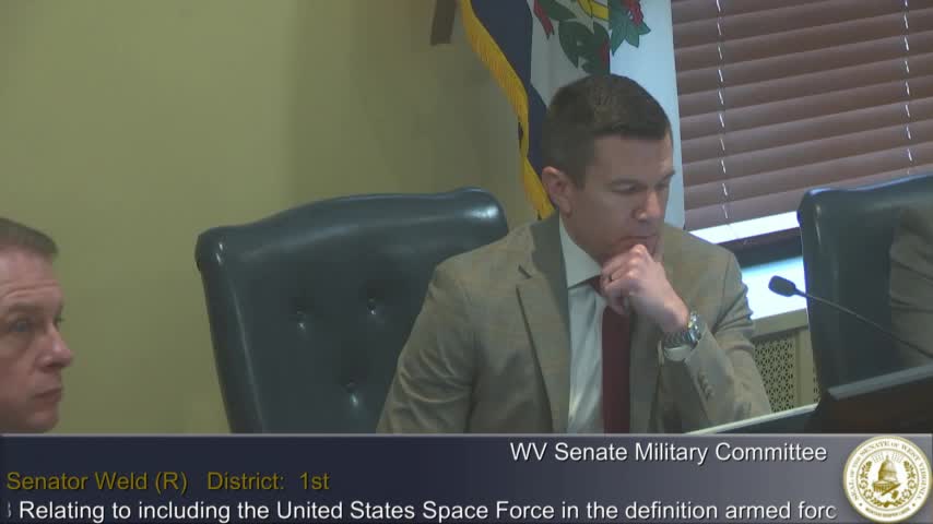 Senate committee approves bill to add Space Force to armed forces definitions