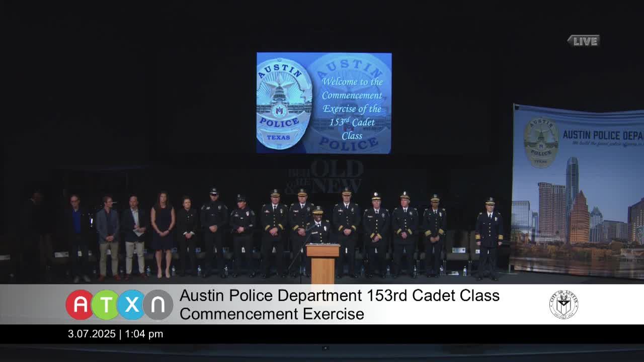 Austin Police Department swears in 29 officers from 150th cadet class
