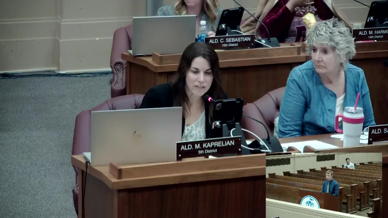 Council debates and amends ordinance changing common council committee structure