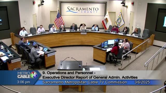 Commission hears budget update and briefing on streaming-service fee exemption