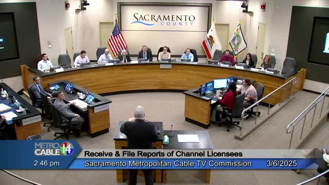 Access Sacramento, KVIE, Sacramento Life TV and SECC report local work to commission