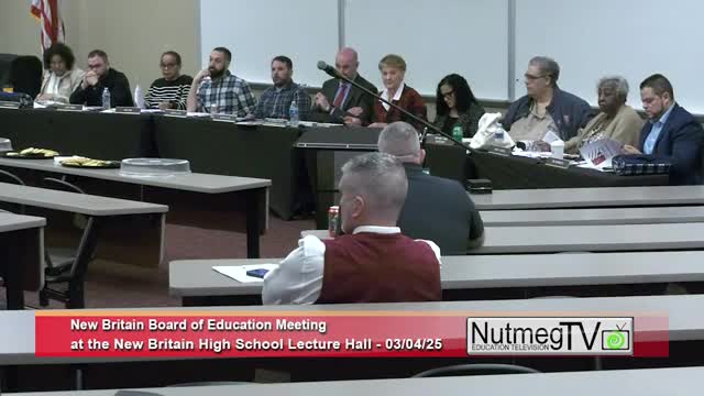 New Britain Board Reviews Criticism of Curriculum for Local History Course