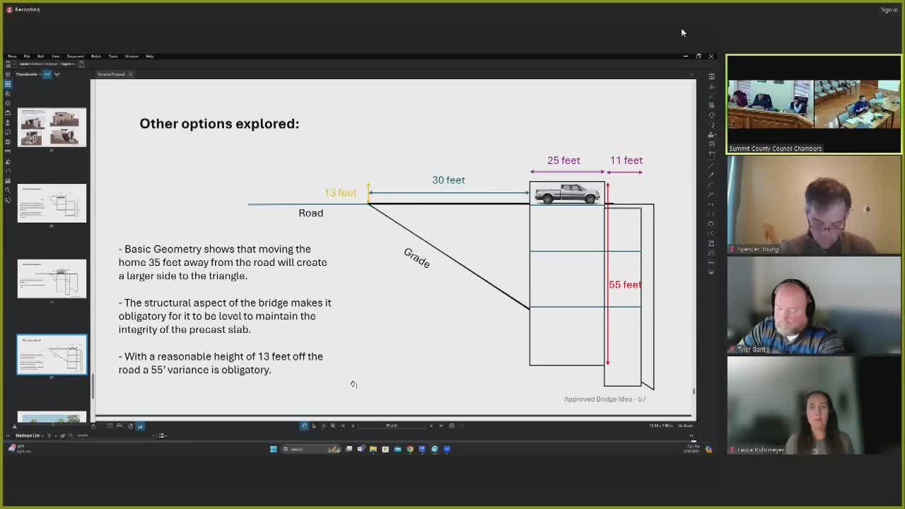 Builder seeks variance for steep lot development on Matterhorn Circle