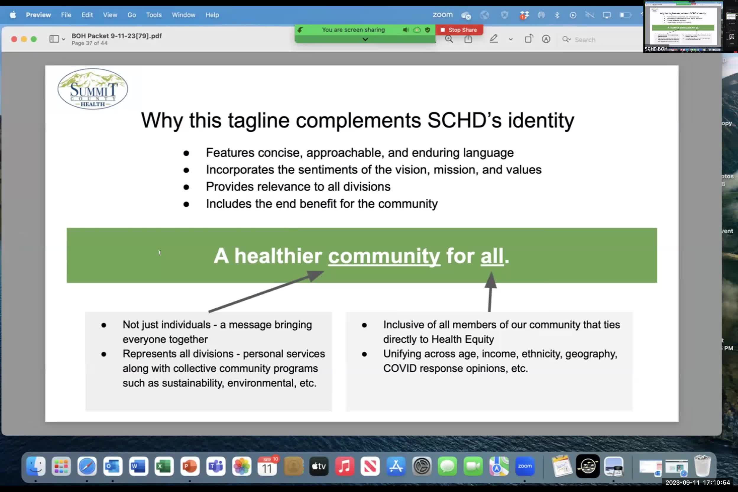 Summit County Health Department unveils rebranding with new tagline and accreditation plans