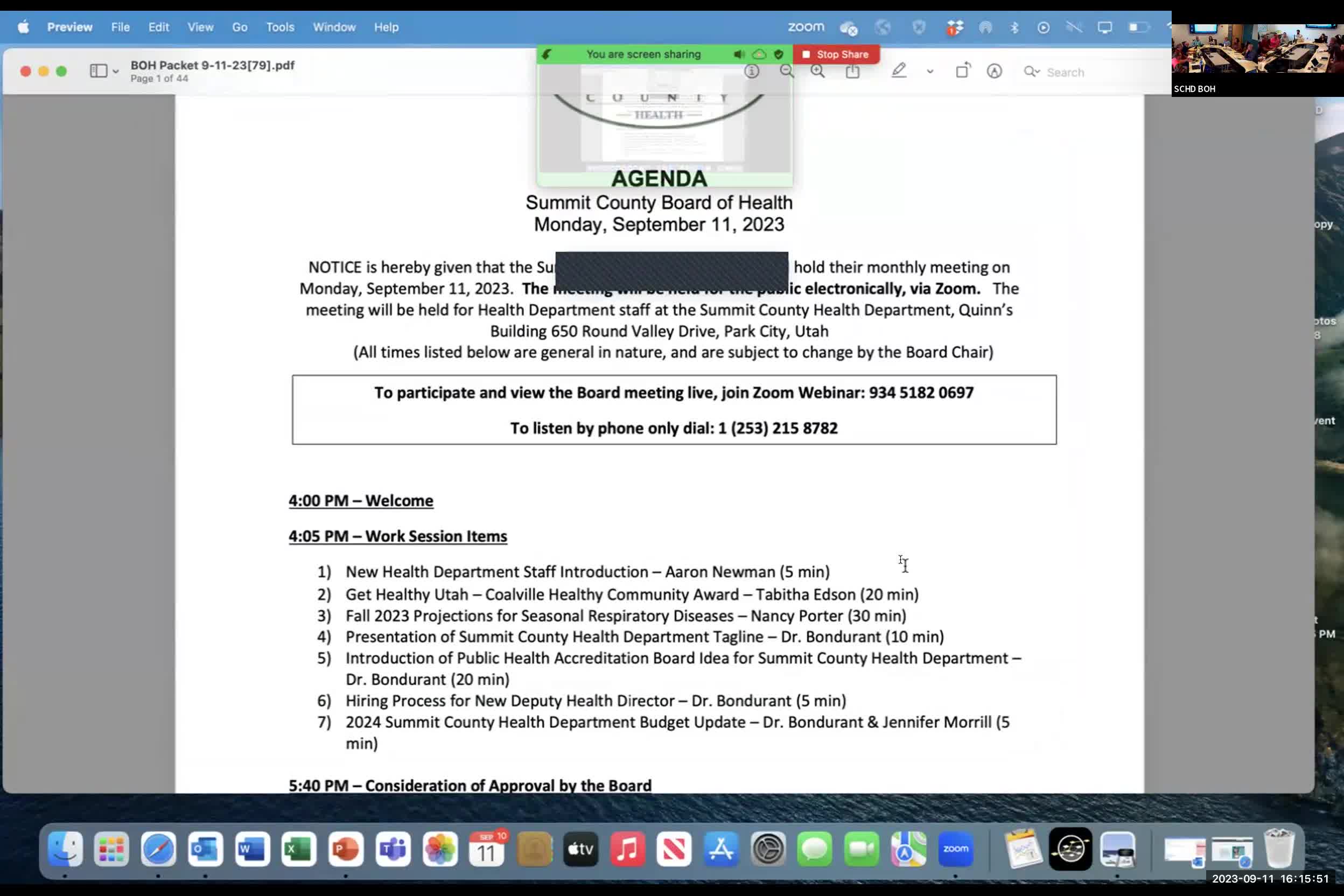 Mayor Marsh supports public health initiatives with mammogram bus in North Somerset County
