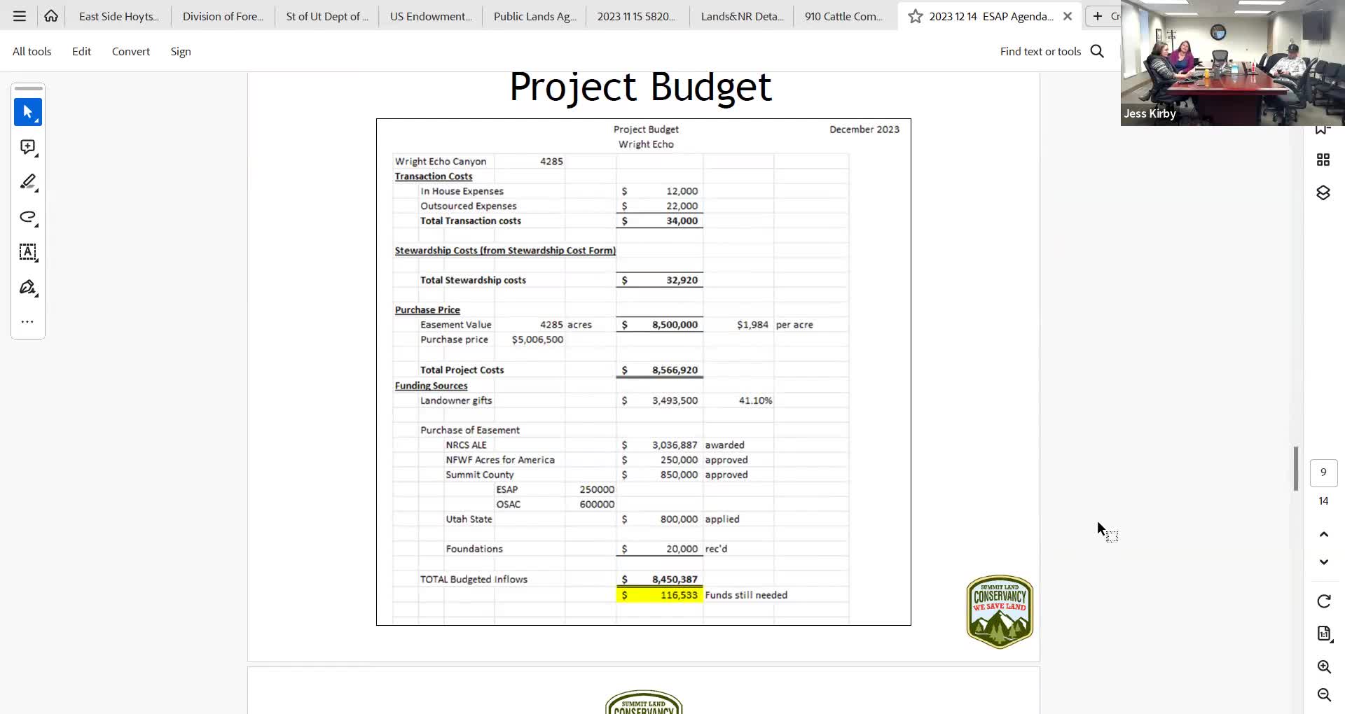Summit County seeks $250K from ESAP for conservation easement project