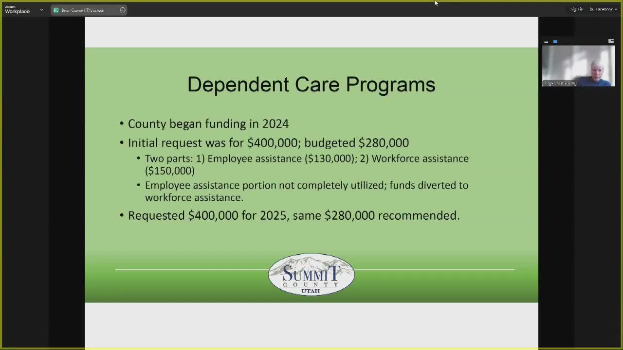 Park City Council discusses childcare and senior services funding increases