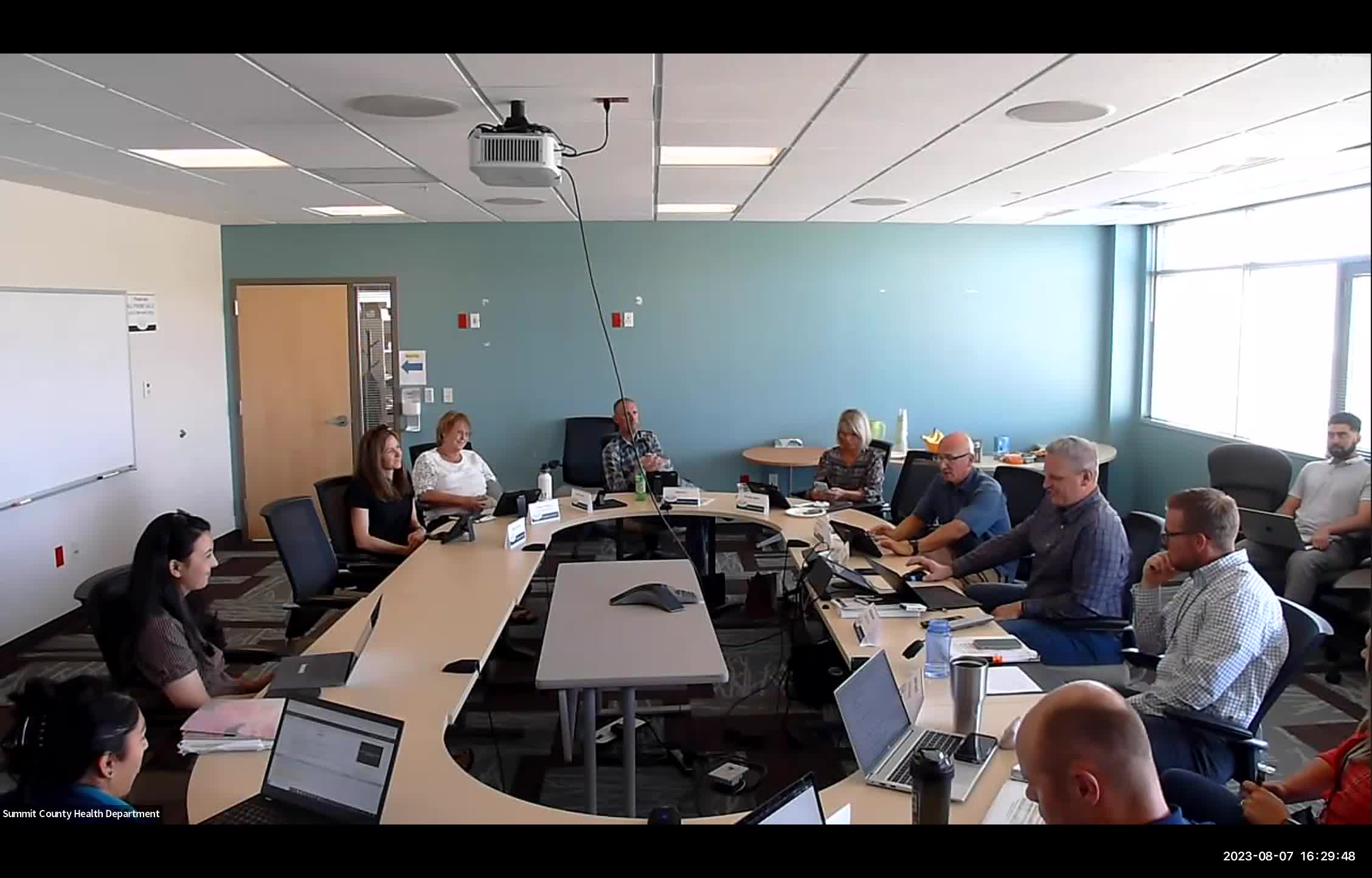 Derek's team unveils interactive life-size operation board for family engagement