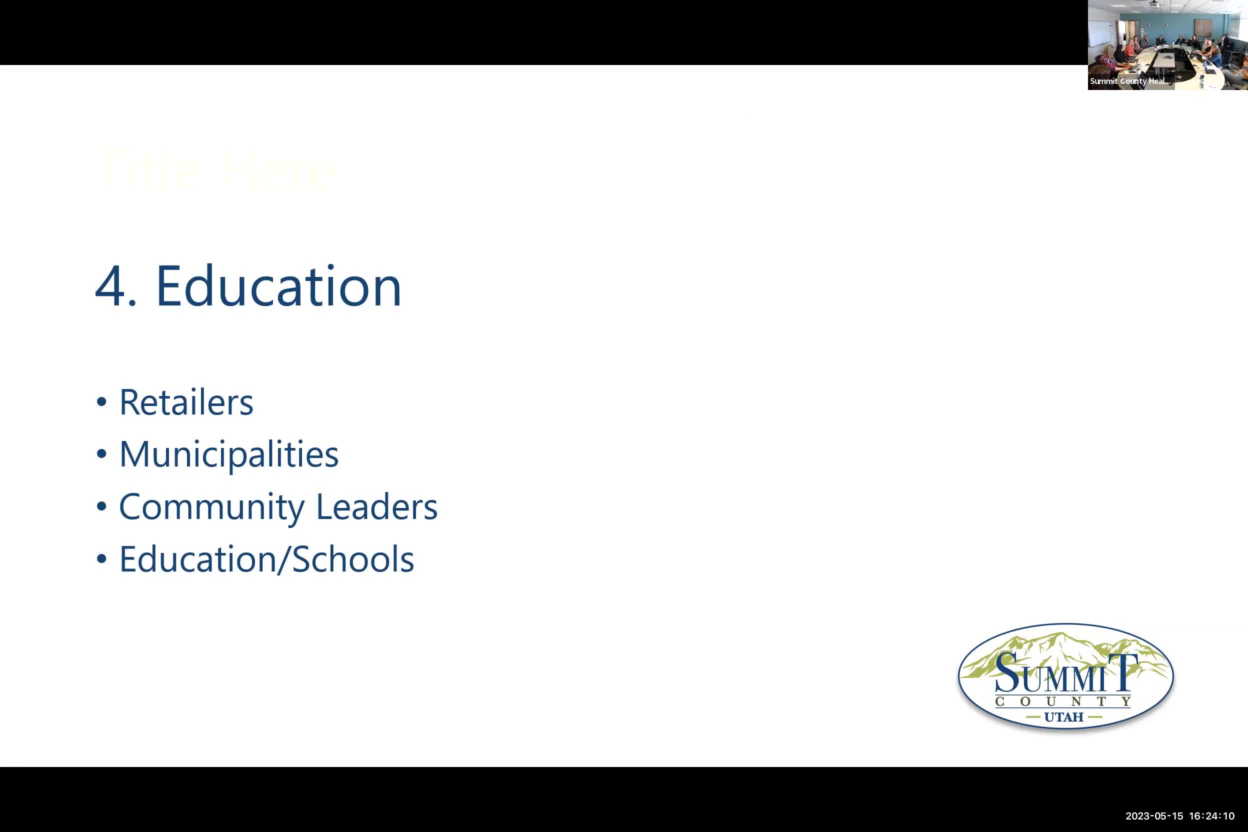 Summit County officials strategize on tobacco enforcement amid rising underage sales