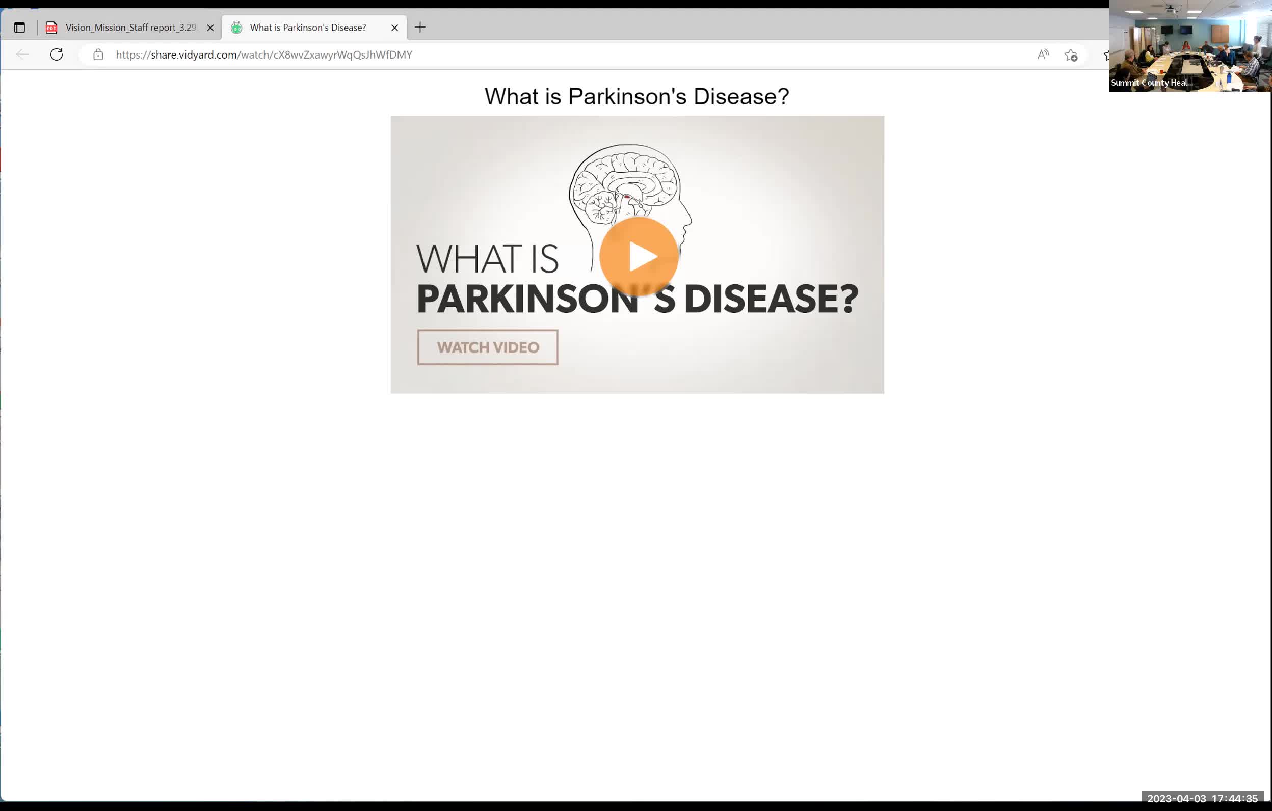 Summit County libraries feature Parkinson's awareness displays following county council proclamation