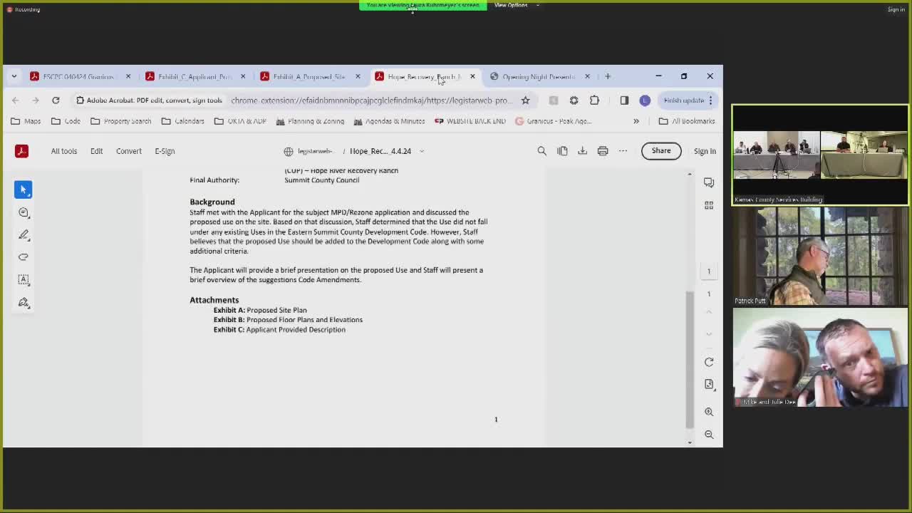 County officials discuss vision for new national recovery treatment facility