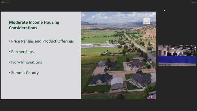 Ivory Innovations partners with Summit County to tackle Utah's affordable housing crisis