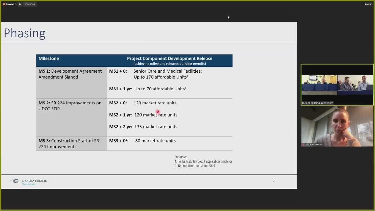 Milestone proposal seeks compromise on project viability