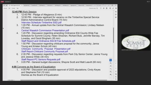 Summit County Council discusses childcare funding proposals amid budget constraints