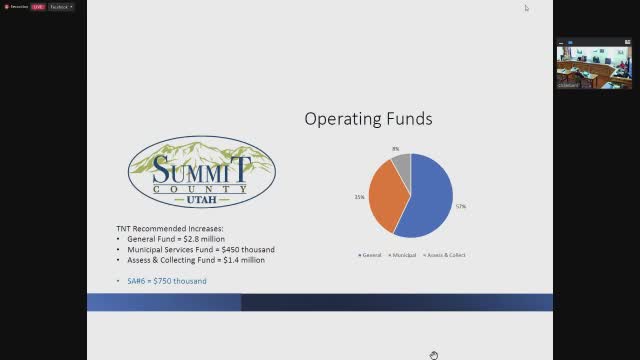 Summit County Council reviews budget changes and staffing increases amid tax concerns