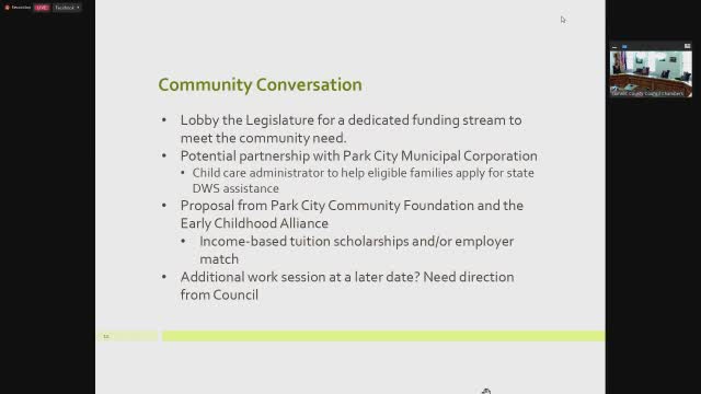 Council debates budget reallocations to fund new childcare initiative in Park City