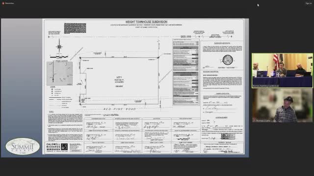 Jack Lester supports community concerns at Red Pine Road discussion