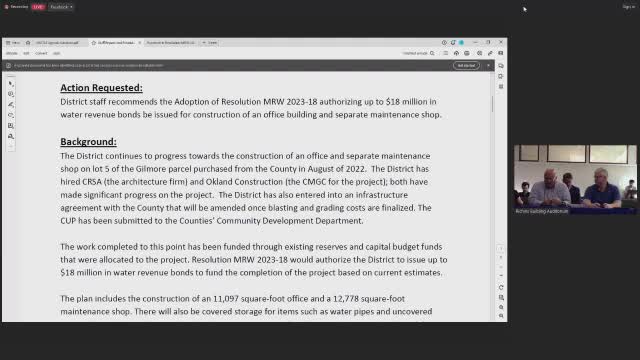 City Council seeks $18M for Mountain Regional campus water revenue bonds