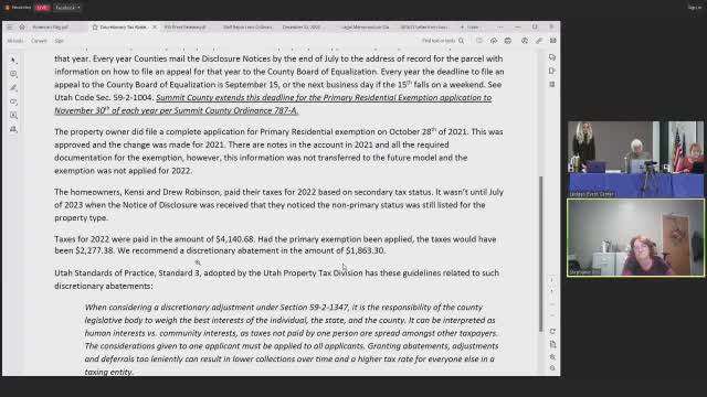 County Council reviews tax relief options for low-income residents amid property value increases