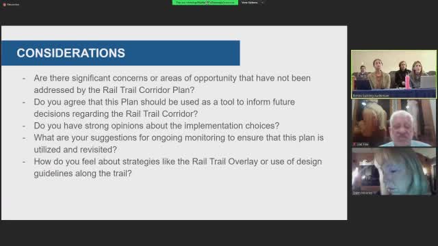 Bill Coleman advocates for expanded rail trail uses in Summit County public input session