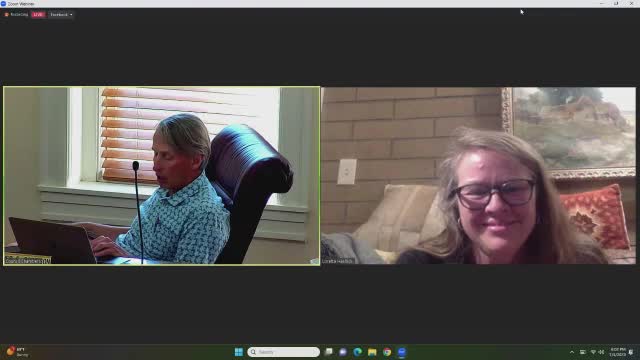 Tanya proposes creative solutions for affordable burial options at cemetery board meeting