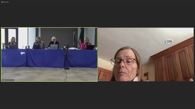 Eastern Summit County Planning Commission members recognize Marian's service and discuss water challenges